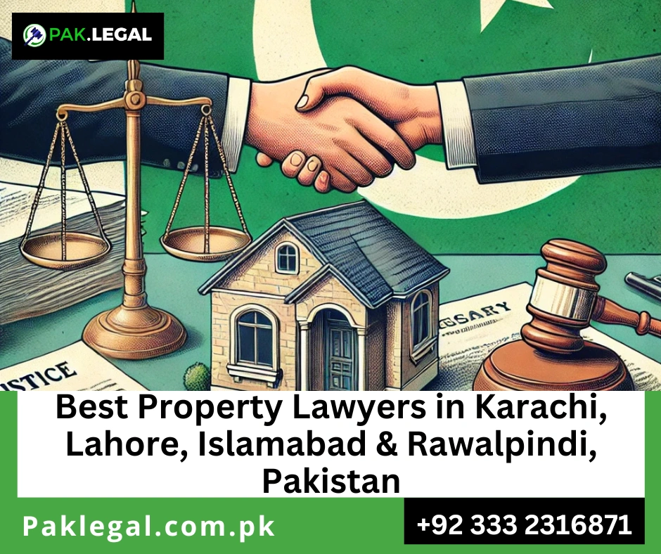 Real estate lawyer verifying property documents in Pakistan