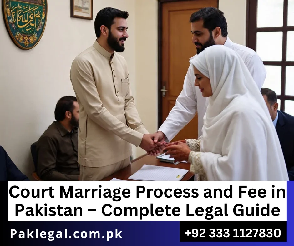 court marriage process in Pakistan