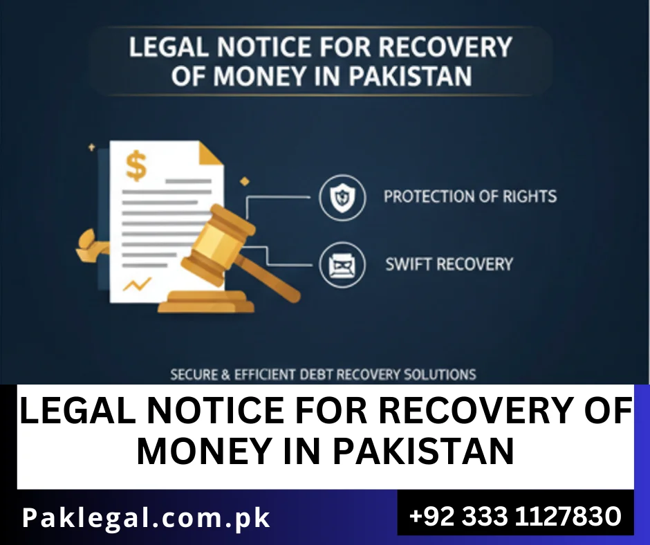 Legal notice issued before 489-F proceedings