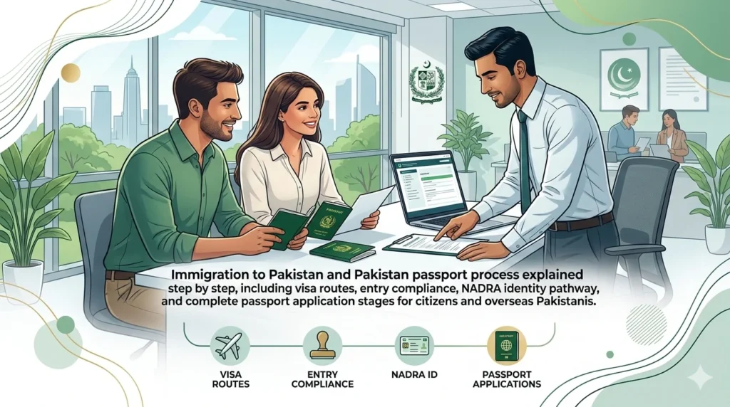 Immigration to Pakistan visa and lawful entry process